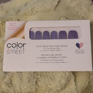 Color Street Lavender Sparkle Nail Strips